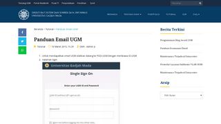 
                            6. Panduan Email UGM – Direktorat Sistem dan Sumber Daya Informasi ...