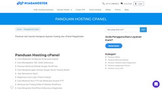 
                            3. Panduan Hosting cPanel - Niagahoster