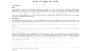 
                            5. Panduan Layanan Online - FEB Unpas