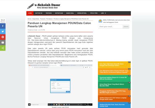 
                            10. Panduan Lengkap Manajemen PDUN/Data Calon Peserta UN | e ...