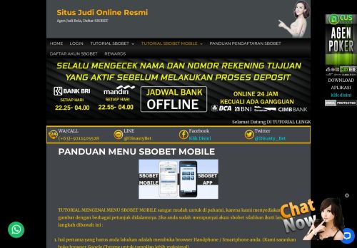 
                            5. PANDUAN MENU SBOBET MOBILE – CARA DAFTAR SBOBET