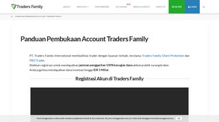 
                            6. Panduan Pembukaan Account Traders Family | Traders Family