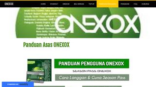 
                            6. PANDUAN PENGGUNA - ONEXOX