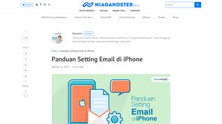 
                            3. Panduan Setting Email di iPhone - Niagahoster Blog