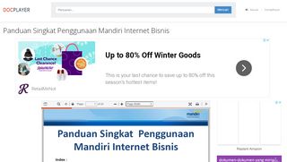 
                            11. Panduan Singkat Penggunaan Mandiri Internet Bisnis - PDF