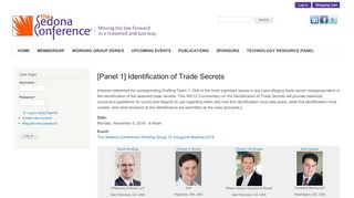 
                            13. [Panel 1] Identification of Trade Secrets | The Sedona Conference®