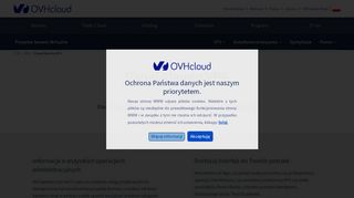 
                            1. Panel klienta VPS - OVH