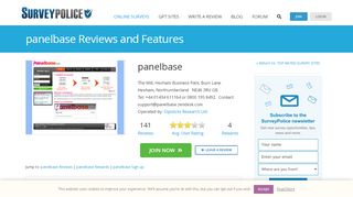 
                            3. panelbase.net Ranking and Reviews - SurveyPolice