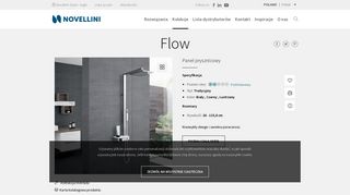 
                            7. Panele prysznicowe Flow - Novellini - Iotti