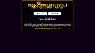 
                            3. PangeranToto3 | Pangeran Toto 3 Bandar Judi Togel Online Aman ...