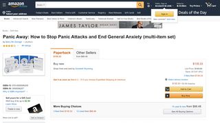 
                            7. Panic Away: How to Stop Panic Attacks and End General Anxiety ...