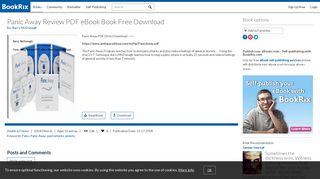 
                            6. Panic Away Review PDF eBook Book Free Download by Barry ...