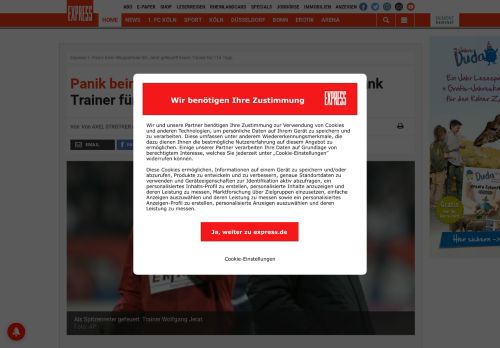
                            9. Panik beim Wuppertaler SV: Jerat gefeuert! Frank Trainer für 116 Tage ...