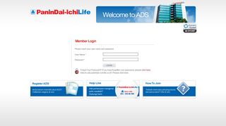 
                            1. PaninDai-ichiLife ADS > Login