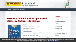 
                            13. PANINI 2018 FIFA World Cup™ official sticker collection - 681 Stickers ...