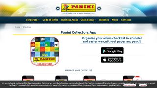 
                            2. Panini Collectors App - Websites - paninigroup.com