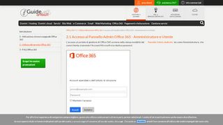 
                            13. Pannello Admin Office 365 | Guide hosting.aruba.it