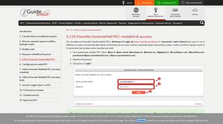 
                            2. Pannello GestioneMail PEC: modalità di accesso | Guide pec.it