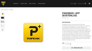 
                            1. PANOBIKE+ APP (KOSTENLOS) | Topeak