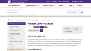 
                            13. Panopto Lecture Capture | IT Connect