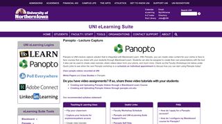 
                            12. Panopto - Lecture Capture | UNI eLearning Suite