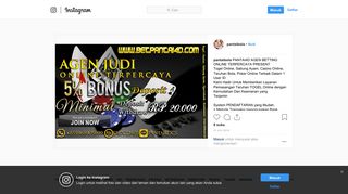 
                            3. Pantai4D on Instagram: “PANTAI4D AGEN BETTING ONLINE ...