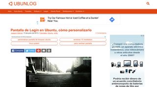 
                            1. Pantalla de Login en Ubuntu, cómo personalizarlo - Ubunlog