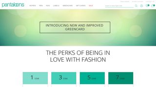 
                            1. Pantaloons green card - Pantaloons.com