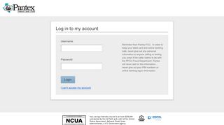 
                            13. Pantex Federal Credit Union | Login