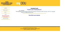 
                            10. Panther Learn Training Session - Welcome to myODU! - Ohio ...