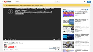 
                            5. PAO Password Reset in Traces - YouTube