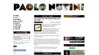
                            11. Paolo Nutini - - New Shoes From Paolo And Puma