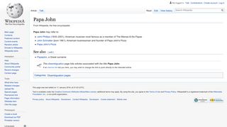 
                            9. Papa John - Wikipedia