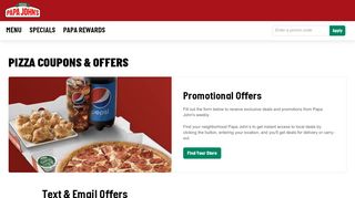 
                            3. Papa John's Pizza Coupons & Promo Codes | Get Exclusive Discounts ...