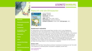 
                            11. Papa,ich und die Dinosaurier | Lesenetz Hamburg