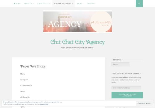 
                            13. Paper Avi Shops – Chit Chat City Agency