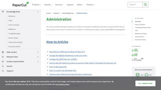 
                            5. PaperCut KB | Administration