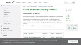 
                            13. PaperCut KB | Known Issues with Xerox (PaperCut MF)