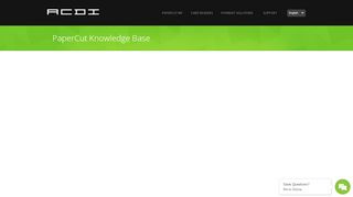 
                            13. PaperCut Knowledge Base - ACDI