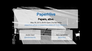 
                            11. PaperHive @ OpenXLab