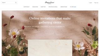 
                            1. Paperless Post: Online invitations, cards and flyers