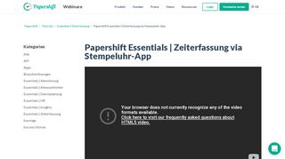 
                            8. Papershift Essentials | Zeiterfassung via Stempeluhr-App - Papershift