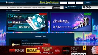 
                            7. Papipoker Login | Pokernia | Referensi Poker & Domino Online ...