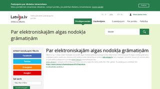 
                            5. Par elektroniskajām algas nodokļa grāmatiņām - Latvija.lv