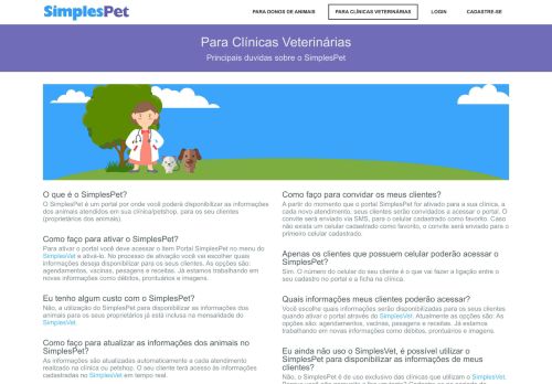 
                            7. Para Clínicas Veterinárias | SimplesPet - Conecte-se com sua Clínica ...