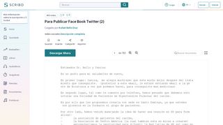 
                            8. Para Publicar Face Book Twitter (2) - Scribd