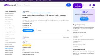 
                            12. para quem joga mu chaos....10 pontos pela resposta certa? | Yahoo ...