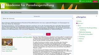 
                            5. Paradiesgestaltung: Gärten der Genesung