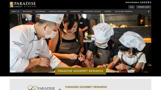 
                            3. Paradise Gourmet Rewards | Paradise Group