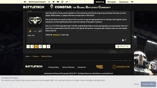 
                            6. Paradox Interactive Live St... - Battletech Game forums.